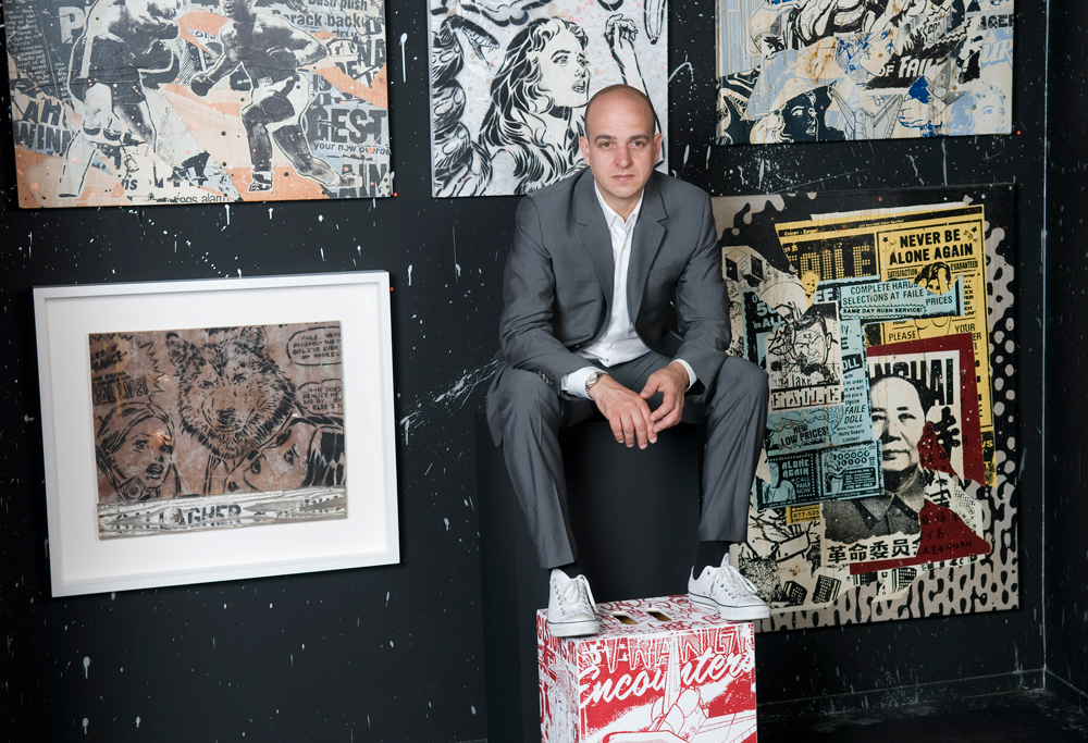 Art dealer and curator Steve Lazarides